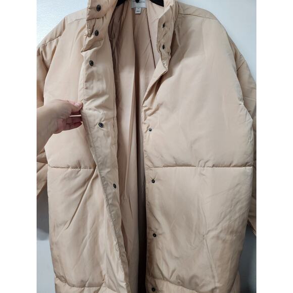 Daily Ritual Womens Padded Belted Puffer Jacket,Taupe Size XXL - Picture 14 of 16